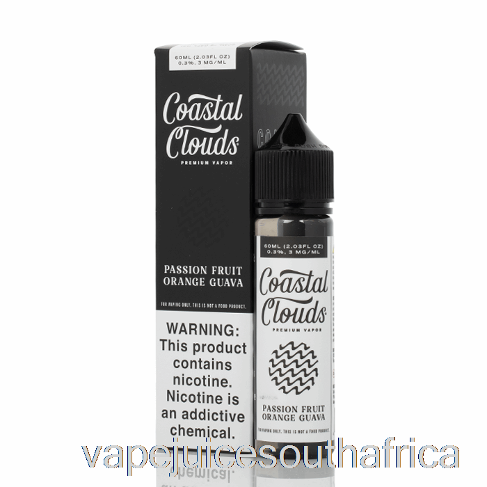Vape Juice South Africa Passion Fruit Orange Guava - Coastal Clouds Co. - 60Ml 0Mg